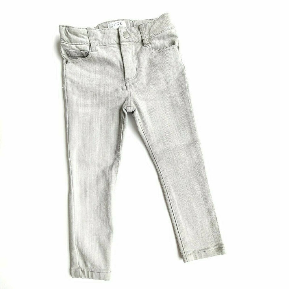 Janie & Jack Denim Light Grey Skinny Jeans 3T